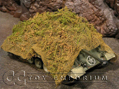 "RETIRED & BRAND NEW" Build-a-Rama 1:32 Hand Painted WWII Ambush Camo Net