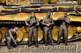 "BRAND NEW" Custom Built - Hand Painted & Weathered 1:35 WWII Deluxe "German Panzer Tank Crew" Set  (5 Figure Set)