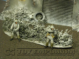 "RETIRED & BRAND NEW" Build-a-Rama 1:32 Hand Painted WWII "Winter" Wild Shrub Terrain
