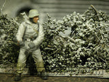 "RETIRED & BRAND NEW" Build-a-Rama 1:32 Hand Painted WWII "Winter" Wild Shrub Terrain