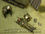 "BRAND NEW" Custom Built - Hand Painted & Weathered 1:35 WWII Deluxe German "Medical Troops - Africa"  Soldier Set (4 Figure Set)