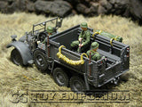 "RETIRED" Forces Of Valor 1:32 Scale WWII German Kfz. 70  Personnel Carrier w/3 Soldiers