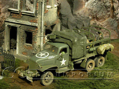 "RETIRED" Forces Of Valor "D-Day Series" WWII US 2.5 Ton Truck w/3 Soldiers