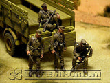 "BRAND NEW" Custom Built - Hand Painted & Weathered 1:35 WWII Deluxe German "Panzergrenadier - Africa" Soldier Set (4 Figure Set)