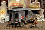 "RETIRED" Forces Of Valor 1:32 Scale WWII German 4x4 Ambulance
