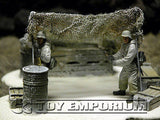 "RETIRED & BRAND NEW" Build-a-Rama 1:32 Hand Painted WWII Deluxe "Winter" Outpost Shelter Set