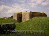 "RETIRED"  Build-a-Rama 1:32 Scale Deluxe WWII  "Normandy  Bunker - 7" Color Back  Drop