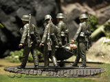 "BRAND NEW" Custom Built - hand painted & Weathered 1:35 WWII Deluxe German "Casualty Evacuation" Soldier Set (5 Figure Set)  (5)