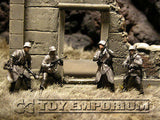 "BRAND NEW" Custom Built - Hand Painted & Weathered 1:35 WWII German "Winter" Infantry Western Europe  Soldier Set (4 Figure Set)