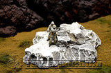 "RETIRED & BRAND NEW" Build-a-Rama Deluxe Custom Built 1:32 WWII Large Resin "Winter" Rock Formation #1