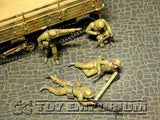 "BRAND NEW" Custom Built - Hand Painted & Weathered 1:35 WWII German Afrika Korps Panzergrenadiers  El Alamein Set  (4 Figure Set)