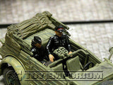 "BRAND NEW" Custom Built & Hand Painted 1:35 WWII German SS Officer & Secretary Set  (2 Figure set)