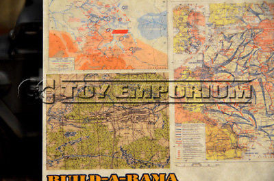 "BRAND NEW" Build-a-Rama 1:32 WWII Deluxe Color Map Set (7 Piece Set)