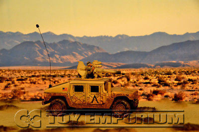 "RETIRED" Build-a-Rama 1:32 Deluxe WWII Desert Color Back Drop