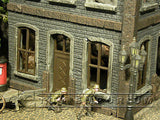 "RETIRED" Pro Built - Hand painted & Weathered Verlinden 1:35 WWII Custom 3 Story Home Ruin