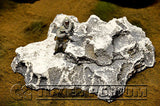 "RETIRED & BRAND NEW" Build-a-Rama Deluxe Custom Built 1:32 WWII Large Resin "Winter" Rock Formation #1