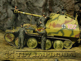 "BRAND NEW" Custom Built - Hand Painted & Weathered 1:35 WWII German SPG Crew Riders Set (5 Figure Set)