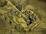 "BRAND NEW" Custom Built - Hand Painted & Weathered 1:35 WWII German SPG Crew Riders Set (5 Figure Set)