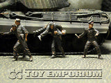 "BRAND NEW" Custom Built - Hand Painted & Weathered 1:35 WWII German Wounded KingTiger Tank Crew -  Kursk 1943 (4 Figure Set)