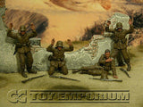"BRAND NEW" Custom Built - Hand Painted & Weathered 1:35 WWII German DAK "Surrender" Soldier Set (4 Figure Set)