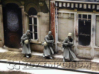 "BRAND NEW"  Build-a-Rama Deluxe WWII "Photo Real" Winter Color Facade #3 w/Sidewalk