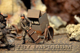 "BRAND NEW" Custom Built - Hand Painted & Weathered 1:35 WWII Deluxe "120mm Heavy Mortar Gun Crew" Set (4 Figure Set)
