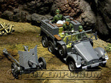 "BRAND NEW" Forces Of Valor 1:32 Scale WWII German Kfz. 69  Personnel Carrier w/3 Soldiers & Pak 36