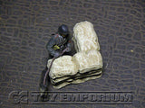 "RETIRED & BRAND NEW" Build-a-Rama 1:32 Hand Painted WWII Sandbag Wall Corner Section