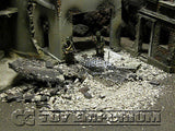 "RETIRED & BRAND NEW" Build-a-Rama 1:32 Hand Painted WWII Deluxe Loose Rubble Set