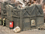 "RETIRED" Pro Built - Hand painted & Weathered Verlinden 1:35 WWII Custom Gothic Tavern Ruin