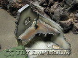 "RETIRED & BRAND NEW" Build-a-Rama 1:32 Hand Painted WWII Deluxe 2 Story Garage Ruin w/ 2nd Floor & Base