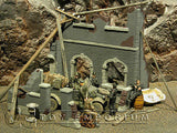 "RETIRED" Pro Built - Hand Painted & Weathered Verlinden 1:35 Custom Built WWII Country House Ruin