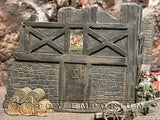 "RETIRED" Pro Built - Hand painted & Weathered Verlinden 1:35 WWII Custom Gothic Tavern Ruin