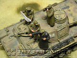 "BRAND NEW" Custom Built - Hand Painted & Weathered 1:35 WWII Deluxe German "Rommel & His Staff" Soldier Set (4 Figure Set)