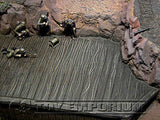 "BRAND NEW" 1:32 Custom Painted & Weathered Deluxe Large Mountain Diorama Platform Exclusive