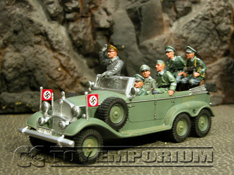 "RETIRED" King & Country 1:30 Scale "Deluxe German Staff Car Set - Paris Visit MIB