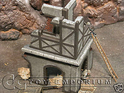 "RETIRED" Pro Built - Hand painted & Weathered Verlinden 1:35 WWII Custom Gothic Village  Ruin