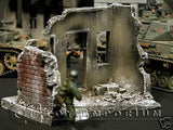 "RETIRED & BRAND NEW" Build-a-Rama 1:32 Hand Painted WWII "Winter" City Building