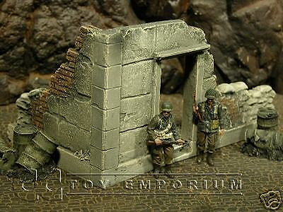 "RETIRED & BRAND NEW" Build-a-Rama 1:32 Hand Painted WWII Government Ruin