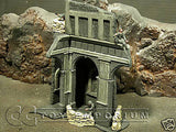"RETIRED" Pro Built - Hand Painted & Weathered 1:35 WWII Deluxe 2 Story Monte Cassino Ruin