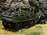 "VERY RARE"  Forces Of Valor 1:32 Scale Custom "Battle Damaged" WWII US 2.5 Ton Cargo Truck