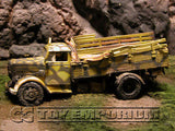 "VERY RARE"  Forces Of Valor 1:32 Scale Custom "Battle Damaged" WWII German 3 Ton Truck