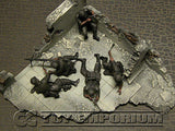 "BRAND NEW" Custom Built - Hand Painted & Weathered 1:35 WWII Deluxe German Infantry "Eastern Front" Soldier Set (5 Figure Set)