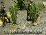 "RETIRED & BRAND NEW" Build-a-Rama 1:32 Hand Painted Deluxe High Grass Terrain Set (2 Piece Set)