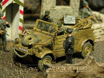 "RETIRED" Forces Of Valor 1:32 Scale WWII German Kubelwagen Type 82 - Normandy 1944