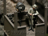 "BRAND NEW" Custom Built & Hand Painted 1:35 WWII Deluxe German Infantry "Watch Tower" Soldier Set (4 Figure Set)