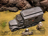 "BRAND NEW" Custom Built - Hand Painted & Weathered 1:35 WWII Deluxe German "Sd.Kfz.3 Maultier Ambulance - Normandy"