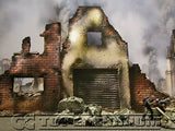 "BRAND NEW"  Build-a-Rama 1:32 Deluxe WWII Color "Fallen City" Museum Back Drop