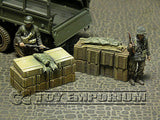 "RETIRED & BRAND NEW" Build-a-Rama 1:32 WWII Deluxe Supply Stowage Set #4  (2 Piece Set)