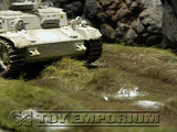 "BRAND NEW" Build-a-Rama 1:32 WWII Deluxe "Winter" Light Snow/High Grass & Dirt Road Mat  (24"x12")